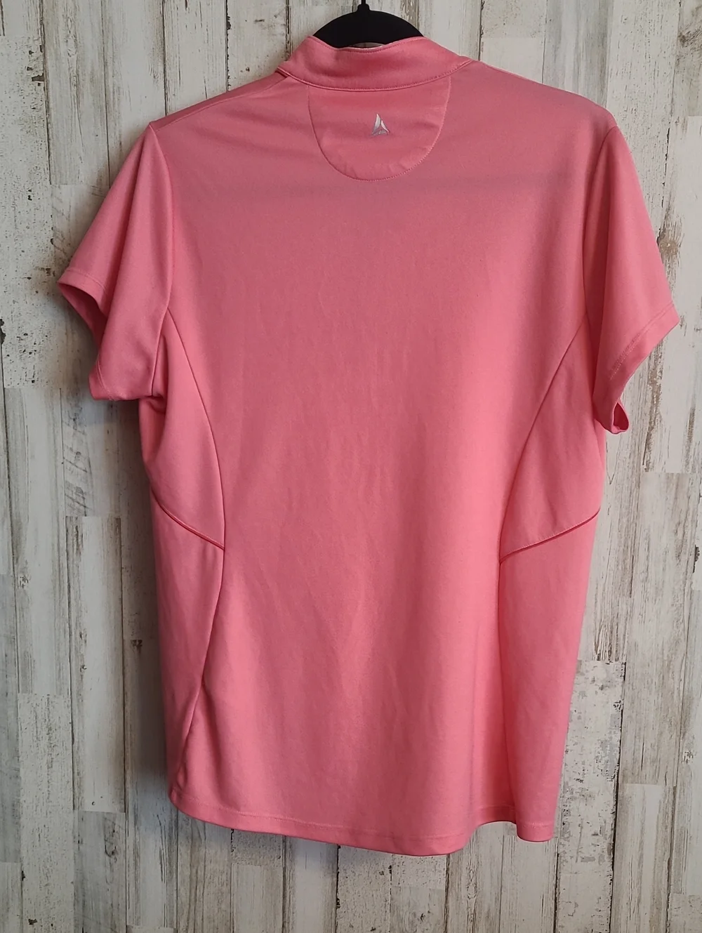 Bermuda Sands Pink Short-Sleeve Quarter-Zip Golf Top